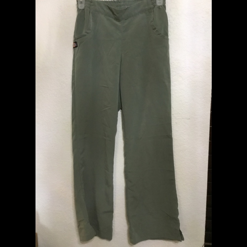 Green nurse pants with green nurse shirt